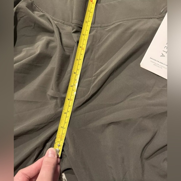 ATHLETA Brooklyn Mid Rise Ankle Pant 12 | Mountain Olive #198671 NEW - Picture 12 of 13